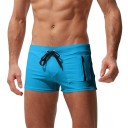 Men's Nylon Swim Shorts Plain With Side Pocket Drawstring Elastic Quick-Drying Lightweight Comfortable Fit 2