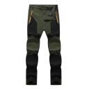 Men's Outdoor Trousers for Hiking and Camping, Abrasion-Resistant with Elastic Waist and Reinforced Knee Panels and Zipped Pockets 2