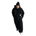 Men's Plain Tracksuit Bottoms with Pockets and CD Print, Polyester, Spandex, Comfortable Drawstring Fit, Modern Design 5