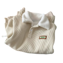 Men's Plush Sweater with Button-Down Collar Long Sleeve Plain Warm Sweater Polyester Universal Size Various Colours 6