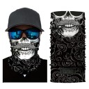 Men's Printed Neck Warmer - Black 7