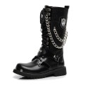 Men's Punk Shoes with Chain 1