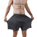 Men's Pyjama Shorts Elastic Material Elastane Viscose Elastic Waist Loose Fit Comfortable Home Wear Sleep 14