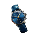 Men's Quartz Business Watch 40–44 mm Sports Watch with Leather Strap Buckle Elegant Casual Wristwatch 6