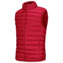 Men's Quilted Gilet with Zip Collar Polyester for Hiking, Travel and Everyday Wear in Cooler Weather 4
