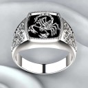 Men's Ring with Scorpion D2663 4