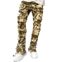 Men's Ripped Plain Jeans with Pockets, Denim, Modern Style for Everyday Wear 13