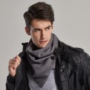 Men's Scarf with Button 6
