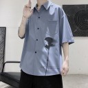 Men's Shirt with Flower F677 4