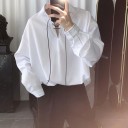 Men's Shirt with Lacing F669 4