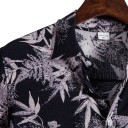 Men's Shirt with Leaves F750 4