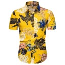 Men's Shirt with Leaves F774 1