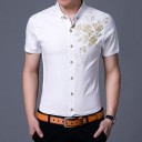 Men's Shirt with Roses A3086 2