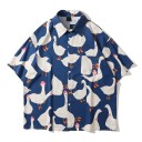 Men's Shirt with Swans 1