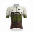 Men's Short Sleeve Cycling Jersey with Full Length Zip Flexible Material 80% Polyester and 20% Spandex 6