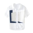 Men's Short Sleeve Shirt F848 4