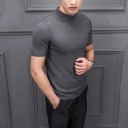 Men's Short Sleeve Sweater F193 10