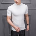 Men's Short Sleeve Sweater F193 11