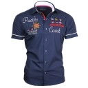 Men's Short-Sleeved Shirt F599 3