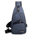 Men's Shoulder Bag with USB Port J2091 2