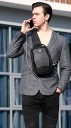 Men's Shoulder Bag with USB Port T371 4