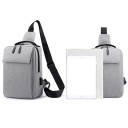 Men's Shoulder Bag with USB Port T409 6