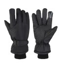 Men's Ski Gloves Touchscreen Universal Size Insulated Gloves Polyester PU Leather Durable Warm Sports Gloves for Winter Activities 1