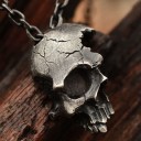 Men's Skull Necklace C1110 5