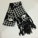 Men's Skull Print Scarf 1
