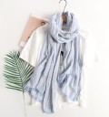 Men's Striped Scarf J2082 2