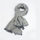 Men's Striped Scarf J3057 4
