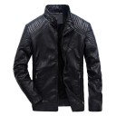 Men's Stylish Leather Jacket J2088 4