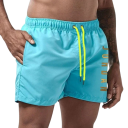 Men's Swim Shorts Polyester Plain With Jordan Print Drawstring Summer Beach Pool Sport 13