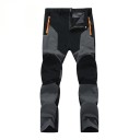 Men's Thin and Stretchy Camping Trousers with Reinforced Knees, Zip Pockets and Belt Loops 3