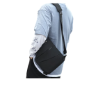 Men's Travel Chest Bag Crossbody Bag with Anti-Theft and Splash Water Protection Multifunctional Running Bag 4