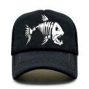 Men's Trucker Cap with Fish T163 13
