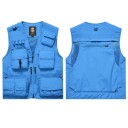 Men's Vest with Multiple Zip Pockets and Zip Fastening Polyester for Fishing, Hiking, Photography and Outdoor Activities 2