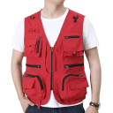 Men's Vest with Zip Pockets and Zip Fastening Nylon Polyester for Fishing, Hiking, Outdoor Work and Everyday Wear 8