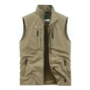 Men's Vest with Zip Pockets and Zip Fastening Polyester for Hiking, Outdoor Work and Everyday Wear 5