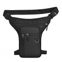 Men's Waist Bag 31×18×2 cm PU and Polyester Crossbody Shoulder Bag Hip Bag for Motorbike Phone Bag Thigh Bag for Men 2