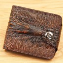Men's Wallet with Crocodile Skin Pattern 1