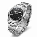 Men's Watch Patterned Dial with Luminous Indices Waterproof 100 m Case 36 mm Stainless Steel 316L For Everyday Wear and Swimming 1