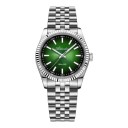 Men's Watch with Grooved Bezel Sapphire Glass Waterproof 100 m Case 36 mm Stainless Steel 316L Steel Bracelet For Everyday Use and Swimming 11
