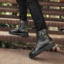Men's Winter Ankle Boots with Buckle 8