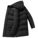 Men's Winter Jacket Windproof Design Zip and Press Stud Fastening Practical Pockets Warm Cotton Lining Durable Polyester Winter Jacket 12