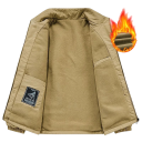 Men's Winter Jacket Windproof Warm Design Zip Fastening Practical Pockets Durable Polyester Construction Comfortable Winter Jacket for Cold Periods 7