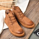 Men's Winter Leather Lace-Up Boots J1544 21