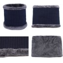 Men's Winter Neck Warmer with Fur 9