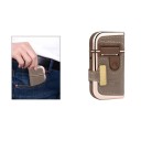 Men's Wireless Shaver with Leather Cover 60 Min Operation 3W Power 220–240V Brown Electric Shaver for Beard Grooming 6