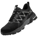 Men's Work Shoes with Breathable Upper and Lacing Rubber Sole Fabric for Work and Everyday Wear 2
